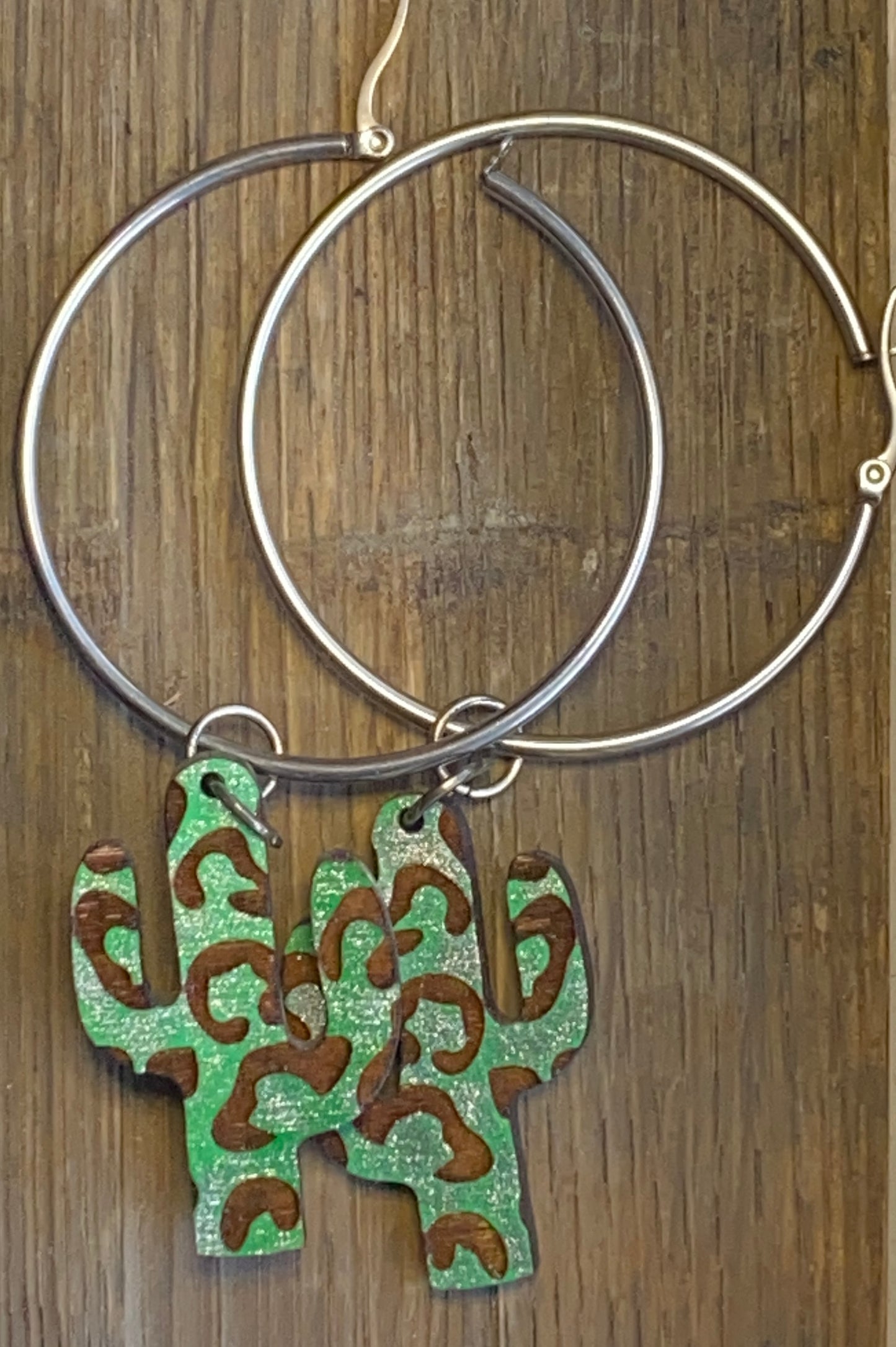 Cactus earrings