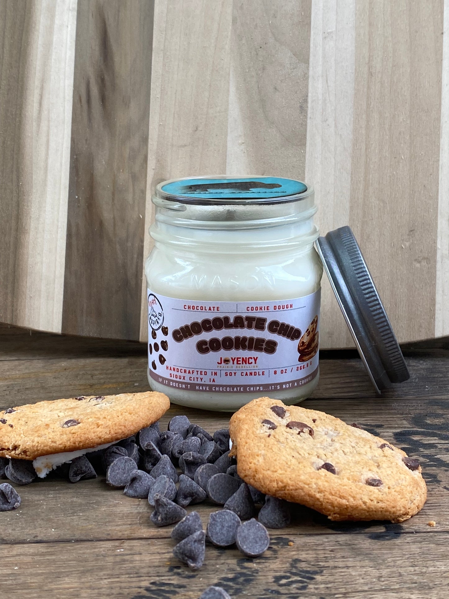 Chocolate Chip Cookie Candle