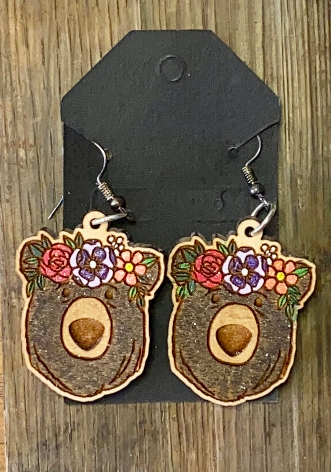 Bear and Flower