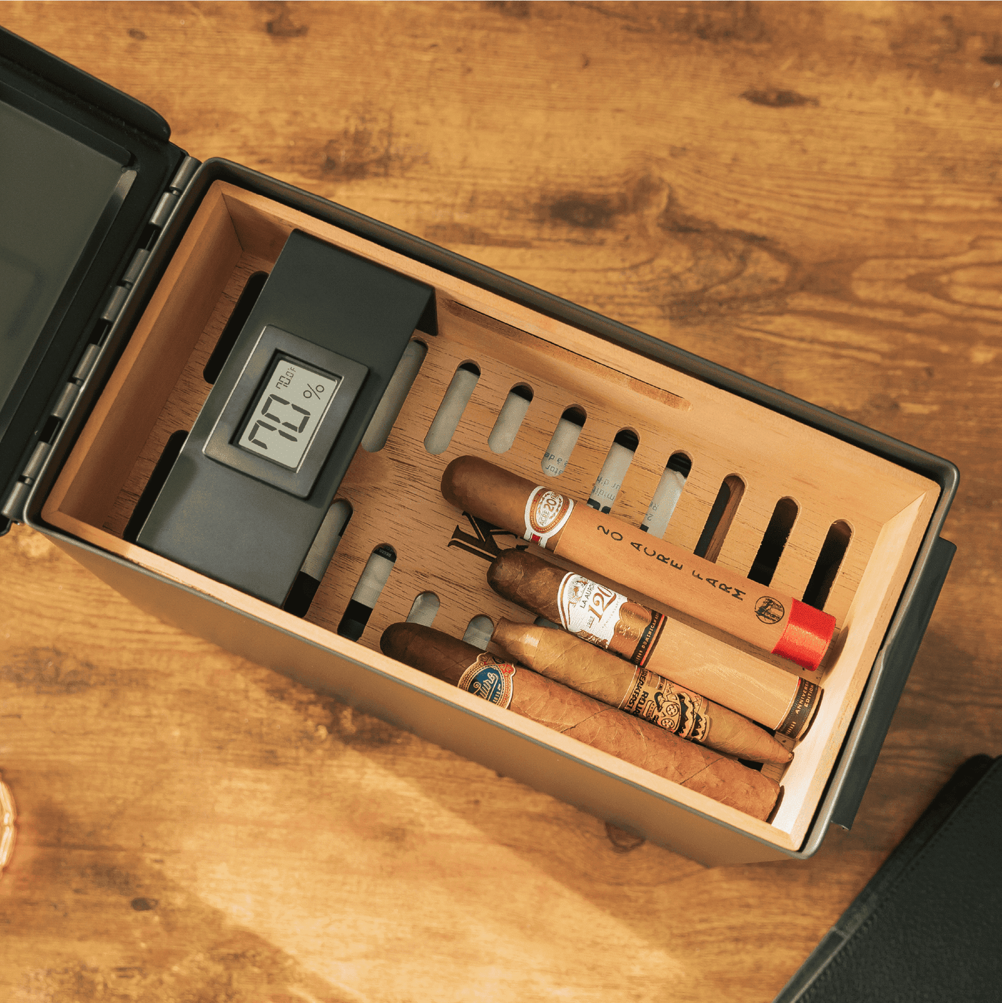 The Smoke Can - Green 50 Cal Humidor 7