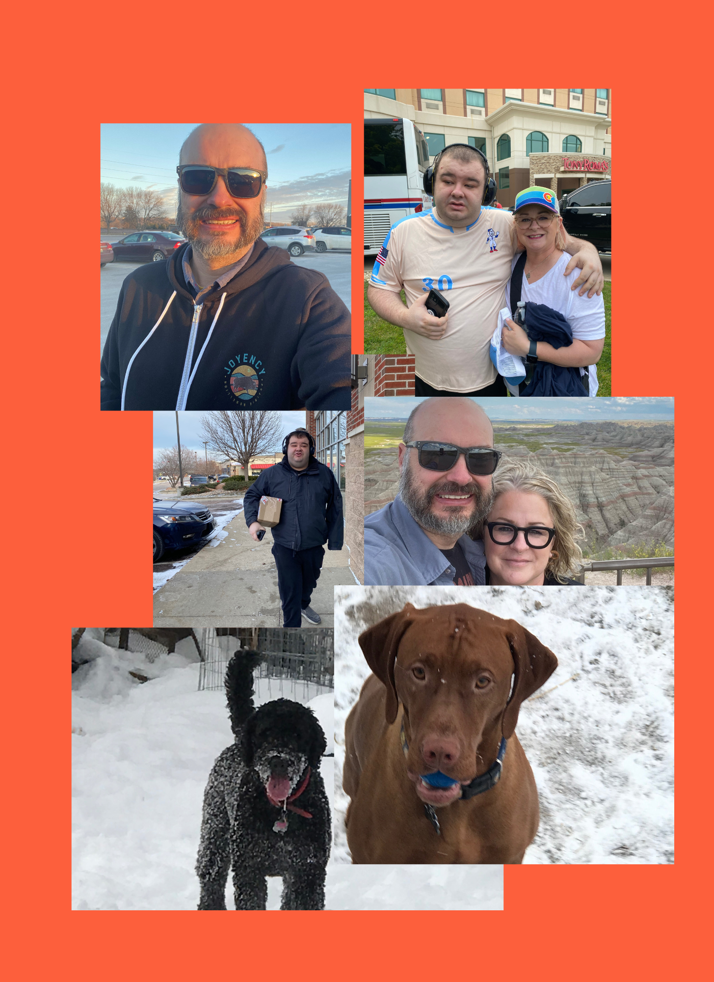 Family photos of Joyency family