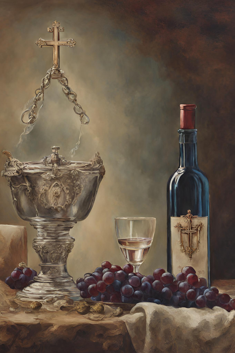 Holy Water & Wine - 8 oz Candle Tin - Cotton Wick 2