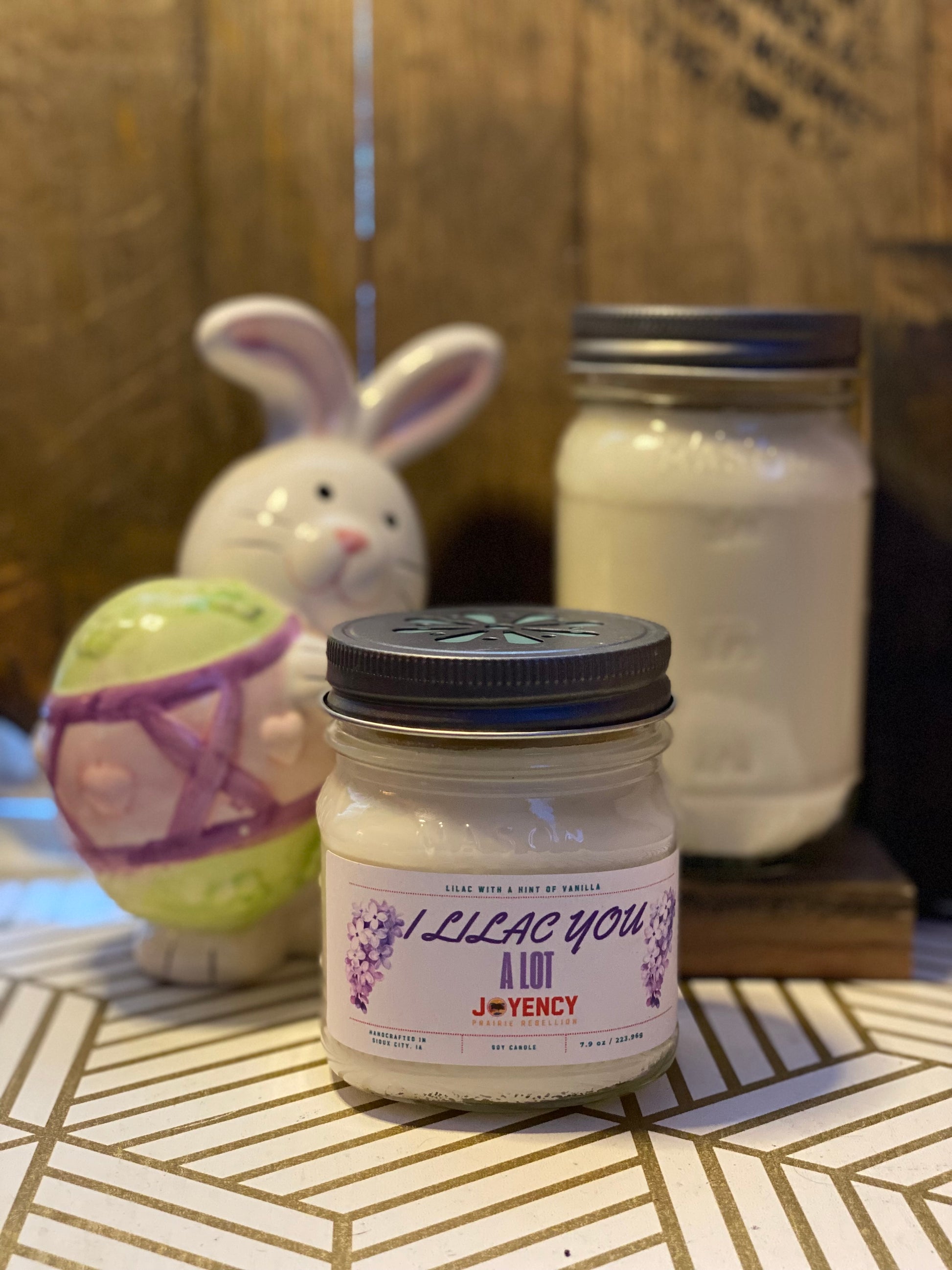 Lilac Candle