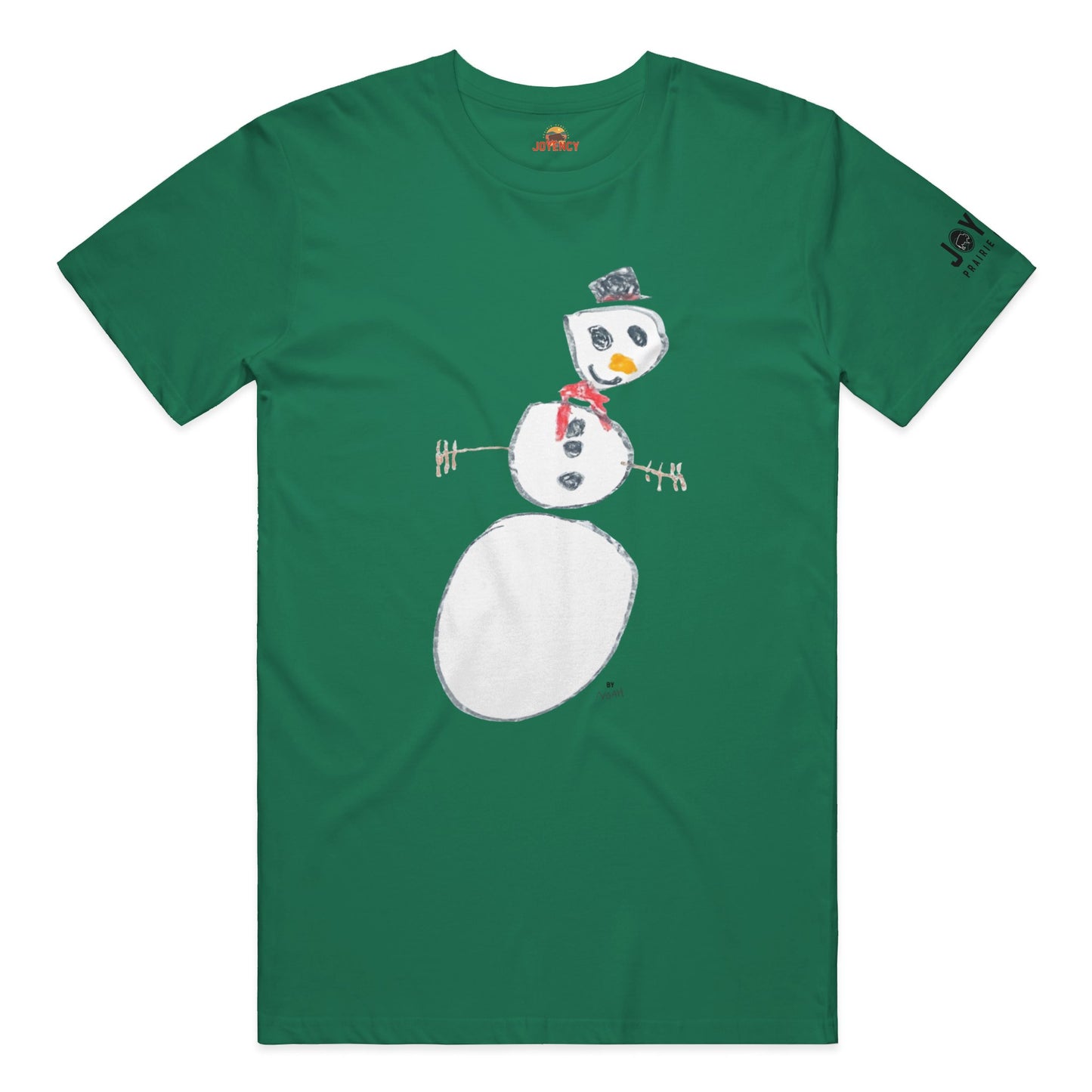 Noah Crayon Snowman Shirt 2