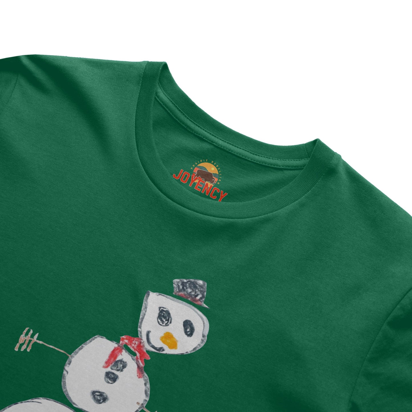 Noah Crayon Snowman Shirt 2