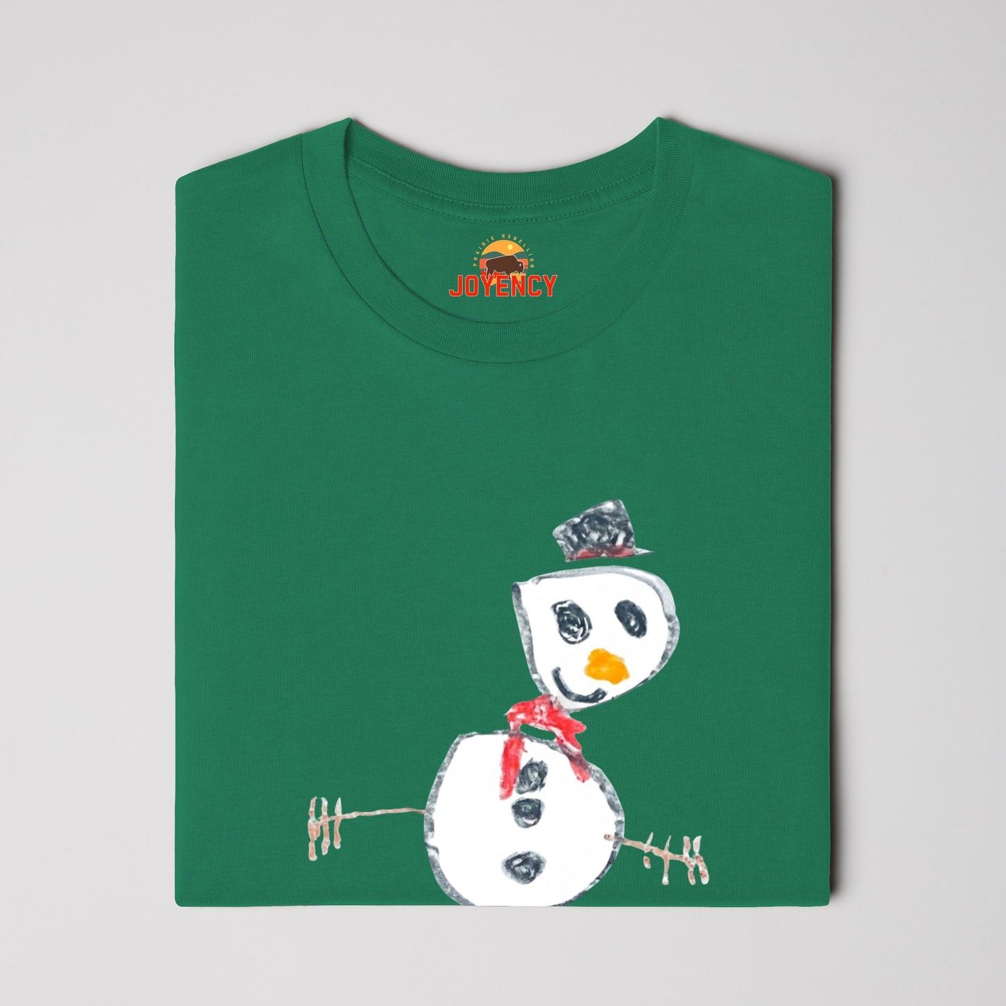Noah Crayon Snowman Shirt 2