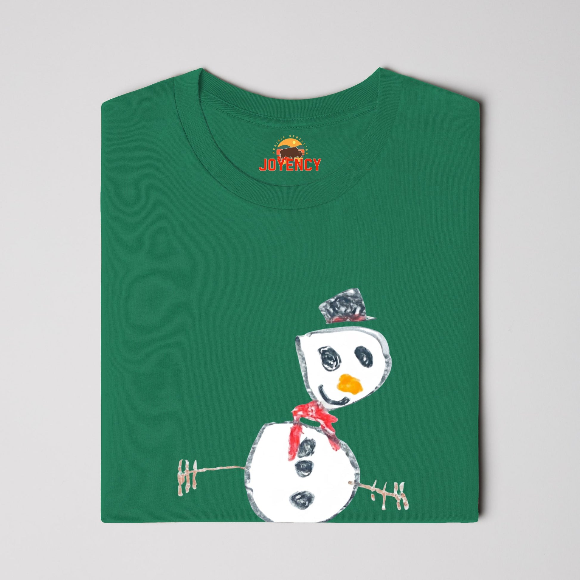 Noah Crayon Snowman Shirt 2