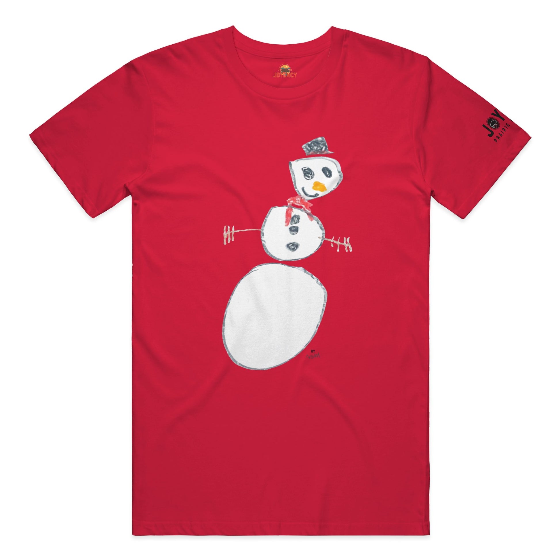 Noah Crayon Snowman Shirt 2