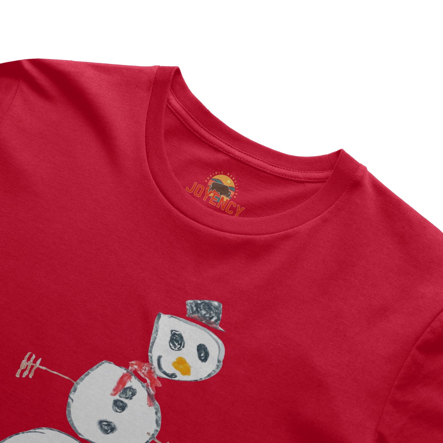 Noah Crayon Snowman Shirt 2