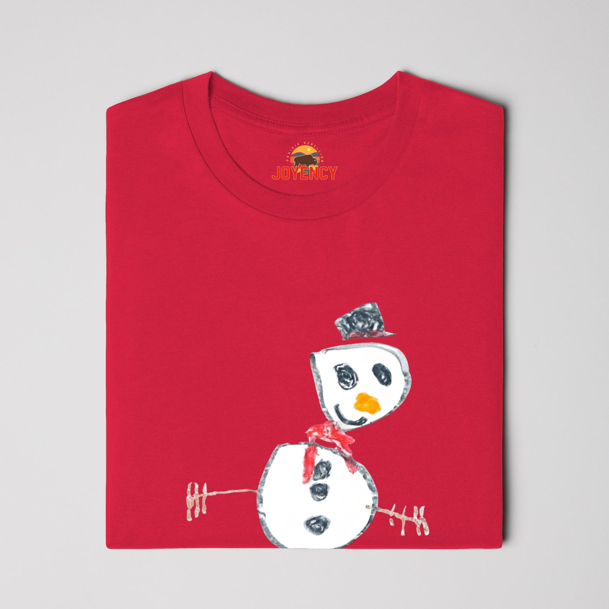 Noah Crayon Snowman Shirt 2