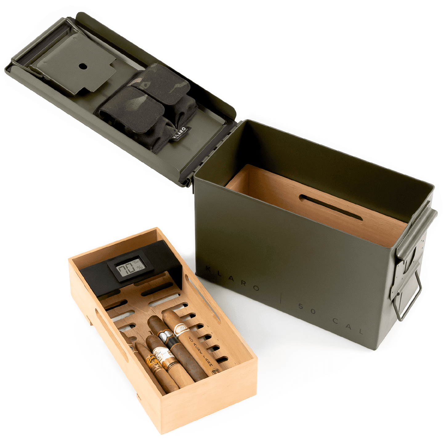 The Smoke Can - Green 50 Cal Humidor 1