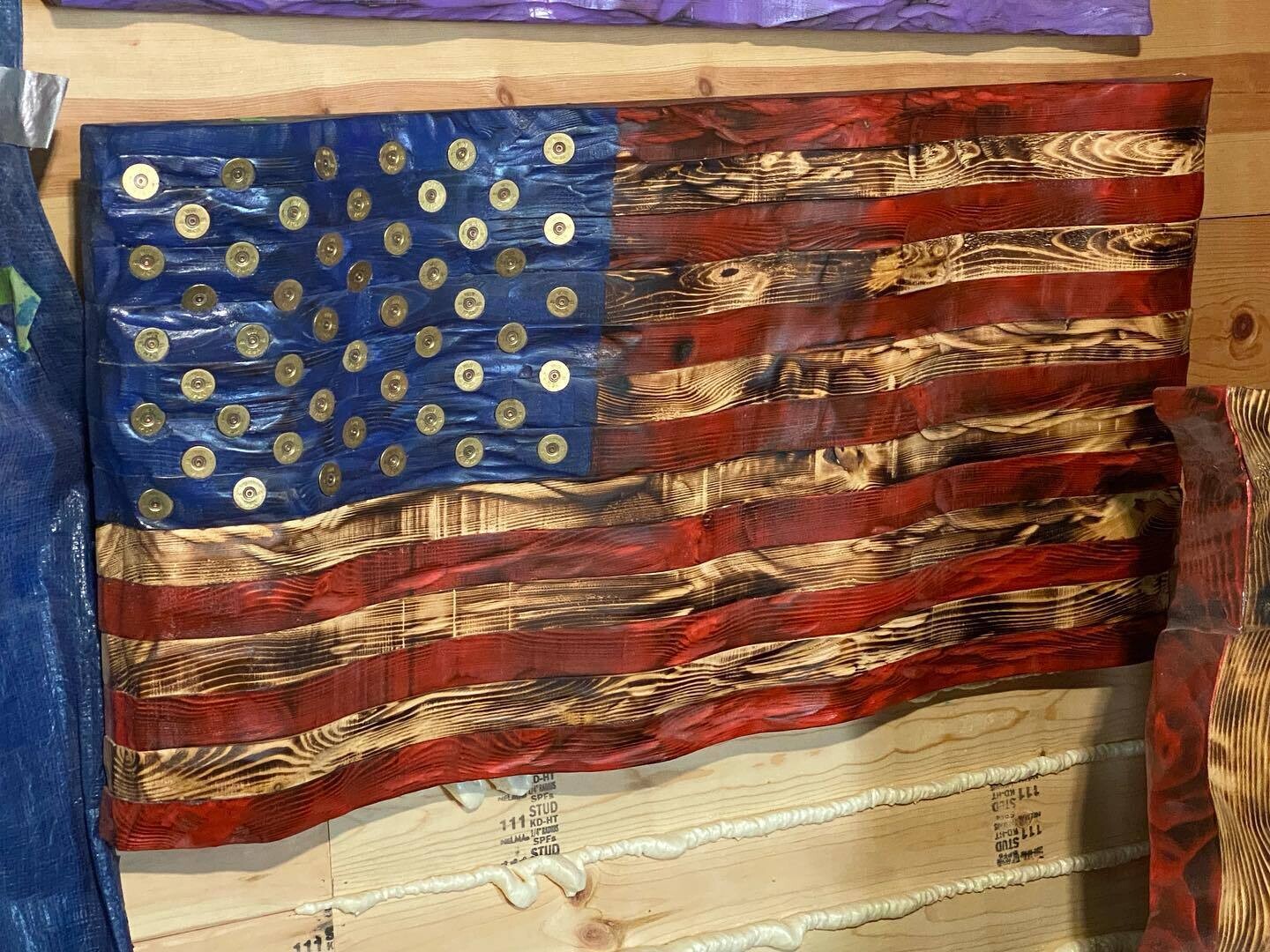 America Shotgun Shell Flag