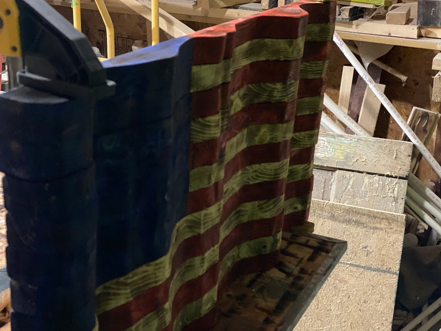 American Wooden Flag